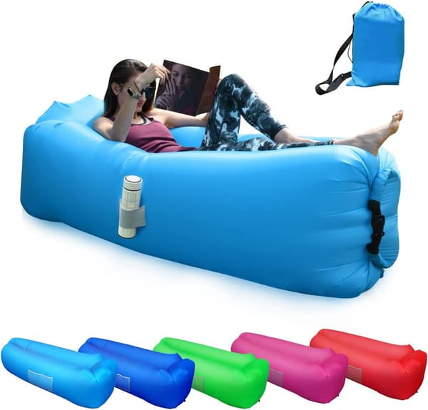 Oppustelig Hængekøje, Bærbar Foldbar Oppustelig Sofa, Oppustelig