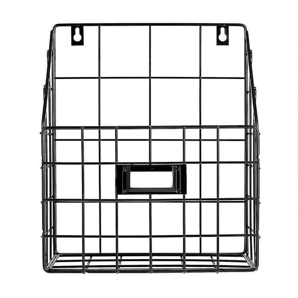 Wire Basket for Mail - Wall Mounted Hanging Folder/Document Organizer - Economical and Easy to Install Tray