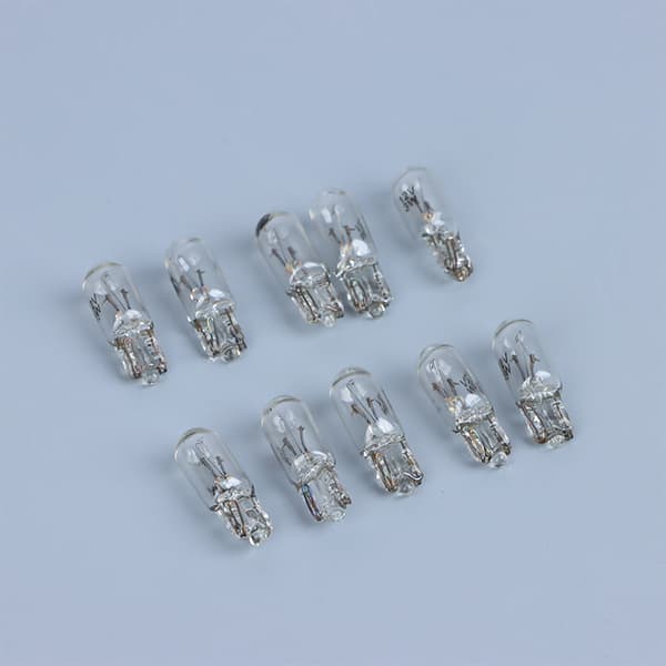 10 pcs Light Bulbs 12V 3W T6.5 Indicator Lights for Car Dashboard