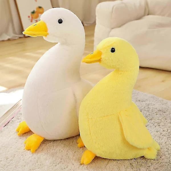 Bedårande Anka Plyschdocka Mjukt Gosedjur Barn Kramkudde Present 30/40cm Grå 30cm
