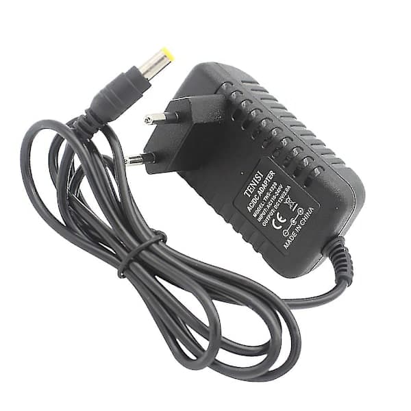 AC/DC 12V 1A Strømadapter Oplader med EU-stik til LED-lysstrimmel CCTV