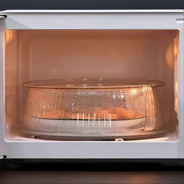 Glass Microwave Lid, Tall with Handle, Anti-Splash and Even Heating 5 5 5-FF- 5 5 5 5