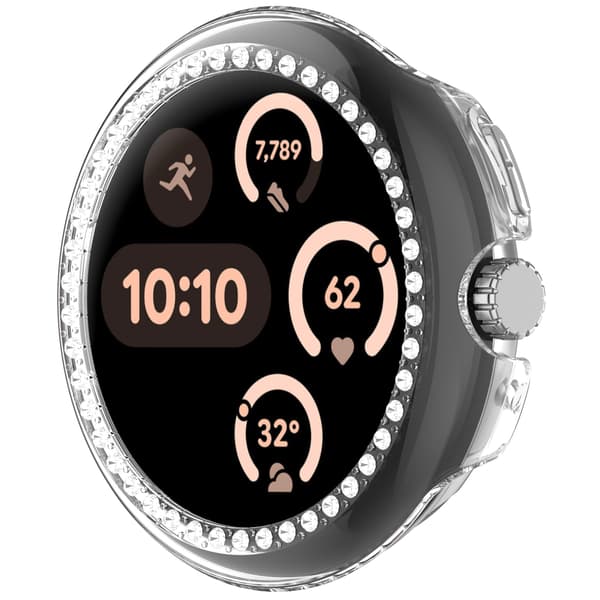 Protective Case for Google Pixel Watch 3 41mm Transparent Transparent Transparent