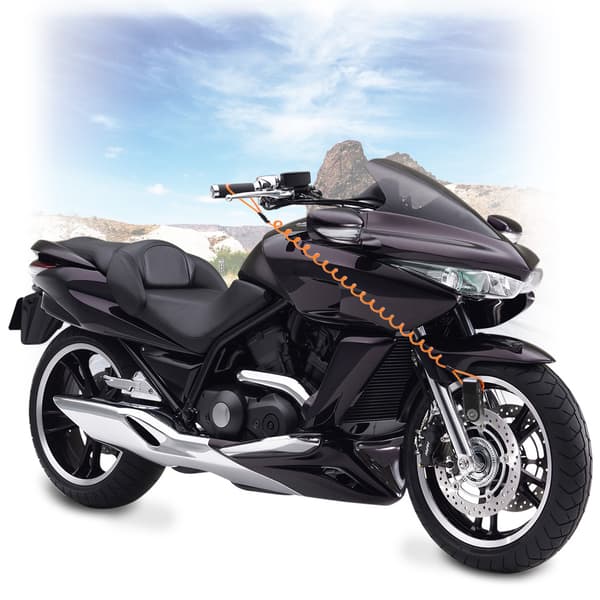 Cykel-/moped-/scooterlås med alarm