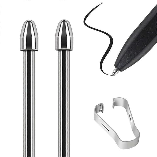 Erstatningsmarkørpenne til Remarkable 2-tablet - Holdbar spids/nib i titanlegering (2 stk.)