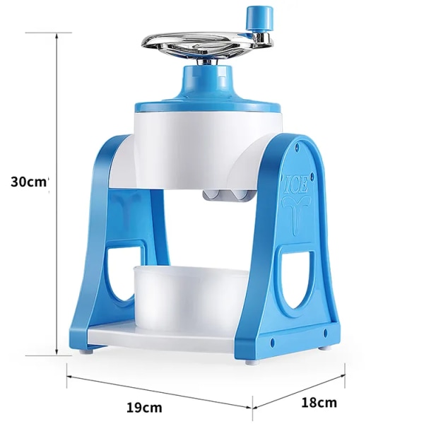 Generisk manuell håndsveivbetjent isbryter Premium bærbar isknuser og barbert ismaskin i rustfritt stål for rask