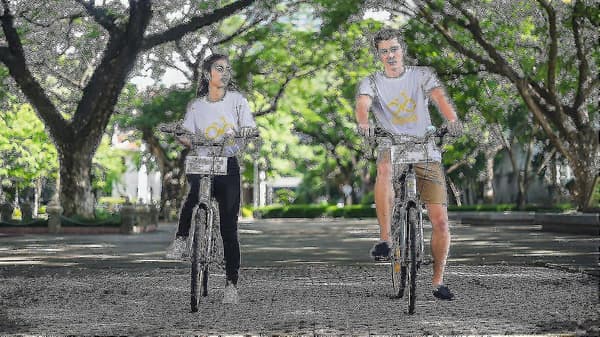 Bike Lights and Taillights with Horn Function, USB Rechargeable Bicycle Light 120 Decibel Speaker