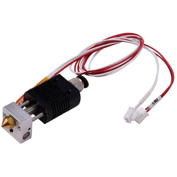 Hot End Kit til Anet ET5 ET5X ET5Pro 3D-printer Ekstrudering, 24V 40W, Inklusive Varmerør, Termistor, 0.4mm Dyse