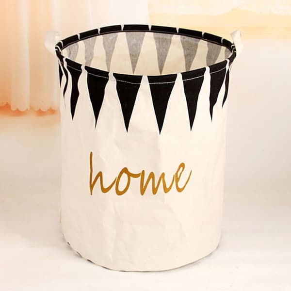 Foldable Basket Waterproof Coating Fabric Storage Basket Kids Baby