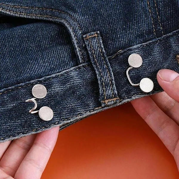 20 stycken justerbara midjebandsextenderset Jeans Extender Midjebandsextenderknapp för byxor Justerbar jeansknapp