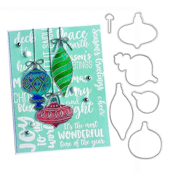 Hänge Mönster Stansar Dies Stämpel DIY Scrapbooking Papper Kort Schablon Dekor Mengxi