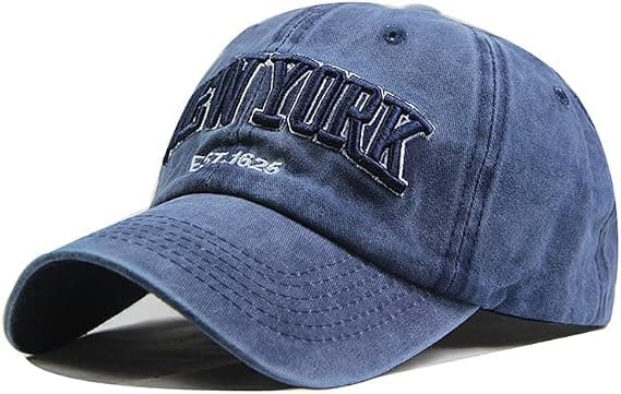 Baseballhette, Unisex Vintage Jeanshette Justerbar Hip-hop-hette