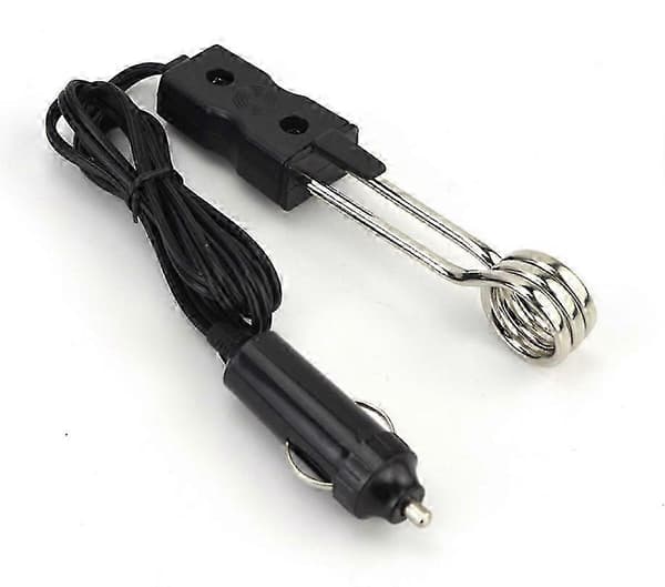Bil Värmeelement, 12V Värmeelement för Vatten, 120W-140W Värmeelement för Vatten Resor Camping Varmvatten, Kaffe eller Te, 13*6*4cm