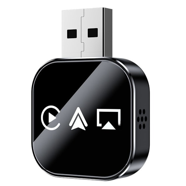 Langaton CarPlay/Android Auto/Mirror Link -sovitin Q1AS - 3-in-1 Apple Mirroring & Android Auto CarPlay Box