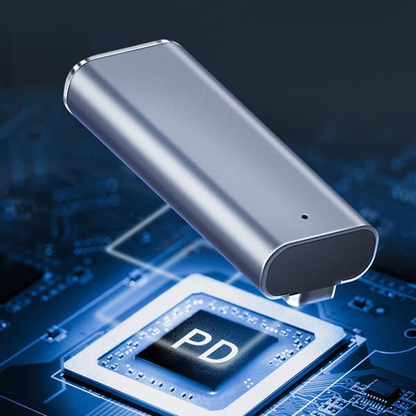 USB-C hunn til MagSafe 2 T-Tip-adapter - omformer i aluminiumslegering for MacBook-lading