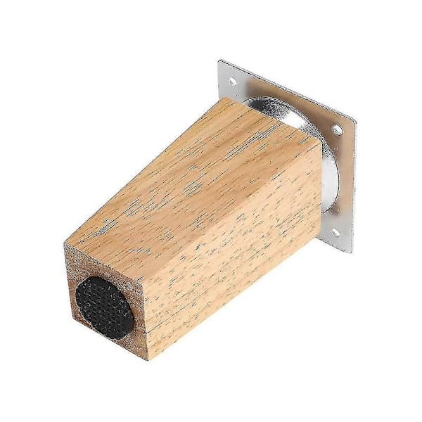 Sett med 4 firkantede treben, eikemøbler -FS- 10cm 10cm 10cm