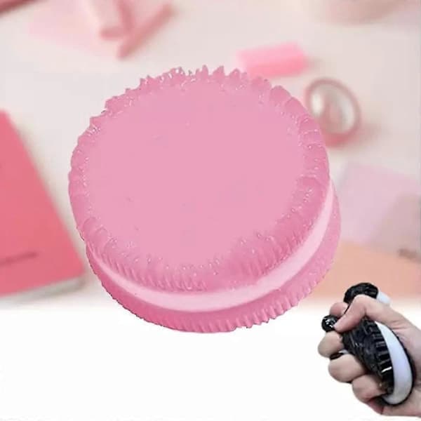 Stor Oreo Cookie Squishy Mochi Taba Stress Legetøj Gave Pink Oreo
