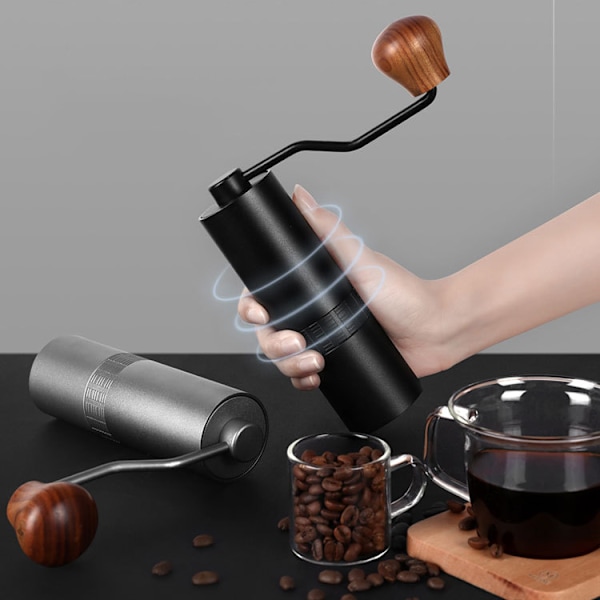 Manuell Kaffekvarn - Manuell Kvarn med Kvarnar, Bärbar Manuell Kaffekvarn - Espresso Handkvarn Kaffe - Manuell Kaffe