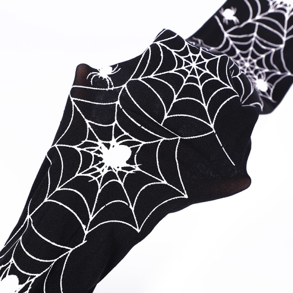 5 stykker Spider Weave Tights Sokker, sorte, One Size