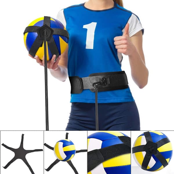 Volleyball Training Resistance Bands, Elastic Volleyball Resistance Band Set for Practicing Serves, Arm Swing Passing, Agility Training