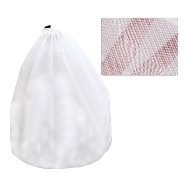 Vaskepose i netting Reiseoppbevaringspose Stoffvaskepose 30*40cm Grovmasket-FF- Grov netting Coarse net