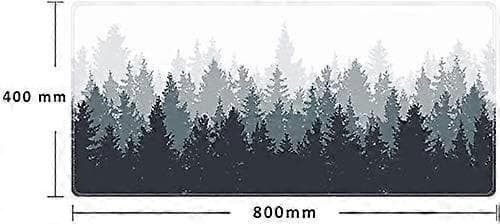 Large Gaming Mouse Pad 800 x 400 mm XXL Keyboard Mouse Mat, Non-Slip Rubber Waterproof Surface, Extended Desk Mat