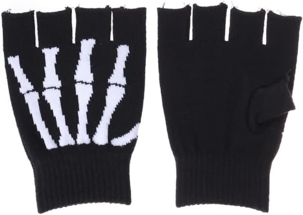 Halloween sæson finger skelet strikhandsker kranieknogle halv