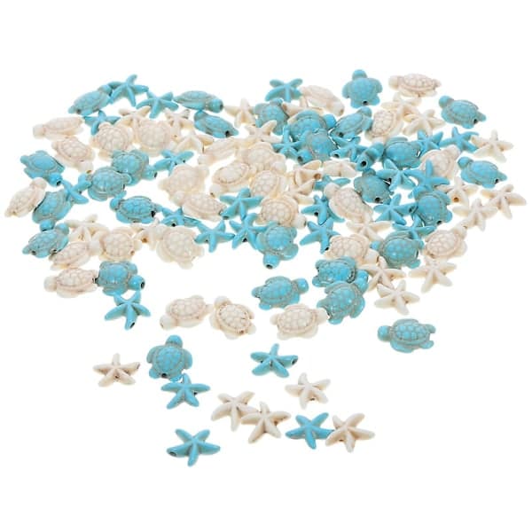1 Set Small Turtle Spacer Beads Starfish Shape Loose Beads DIY Jewelry Accessories