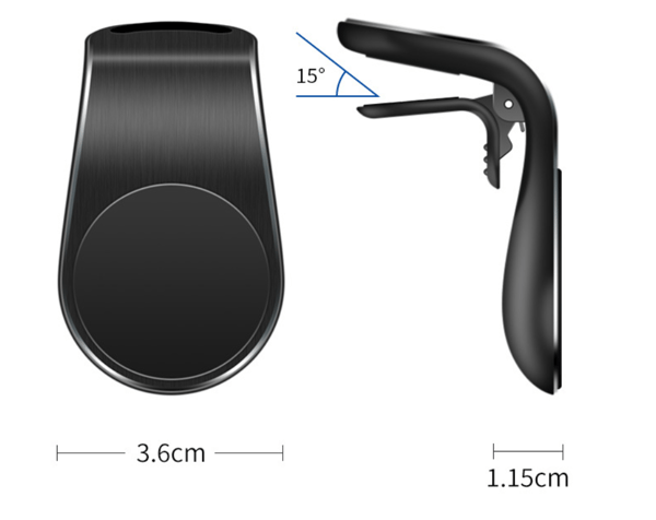 Magnetisk Biltelefonholder til de fleste smartphones, Universal Luftventil