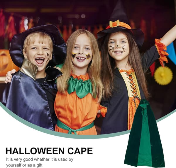 Halloween-kappe til fest, hættekappe, kreativ cosplay-dragt til voksne