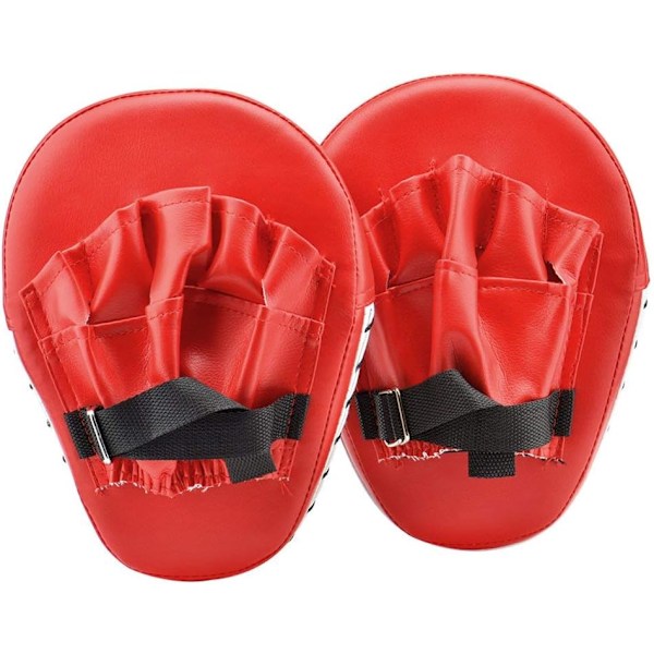 1 Pari Nahkaisia Boxing Bear Paws - Kaareva Kilpi Kamppailulajien Harjoitteluun