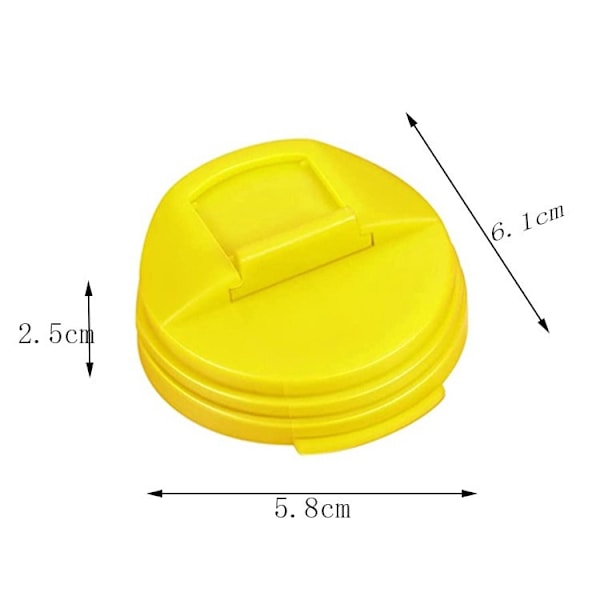 6-pack med olika färger läskburkslock / lock - burklock / topp - burksparare / propp - passar standard läskburkar