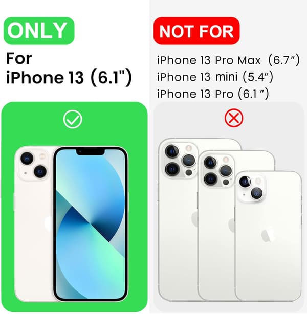 Premium silikonecover iPhone 13 6,1\" – med forstærket kamerabeskyttelse og gul farve