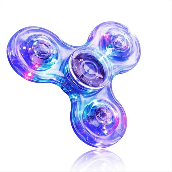 Lett Fidget Spinner, Lett Fidget Fingerleke Håndspinner - Stressreduserende og Angstdempende Håndspinner for Barn, Blå[YATOY]