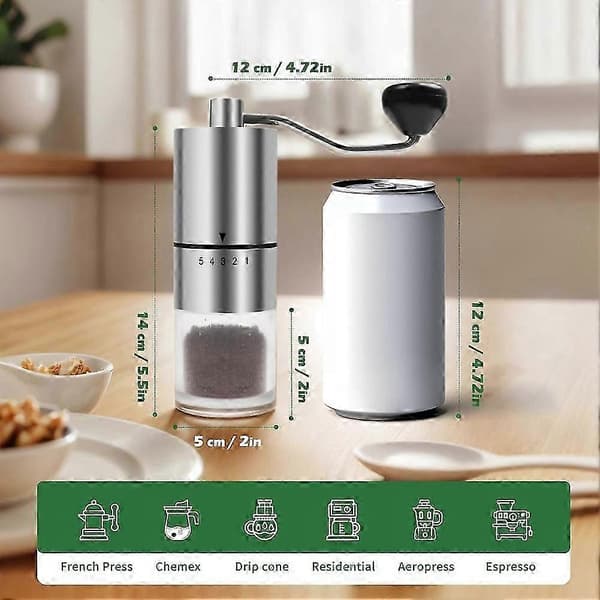 Portable Manual Coffee Grinder, User-Friendly Hand Coffee Grinder