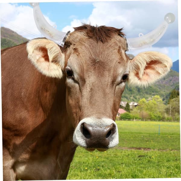 Cow Horn Protector 1 Pair Anti-Fight Breathable Large for Cattle [Ho]