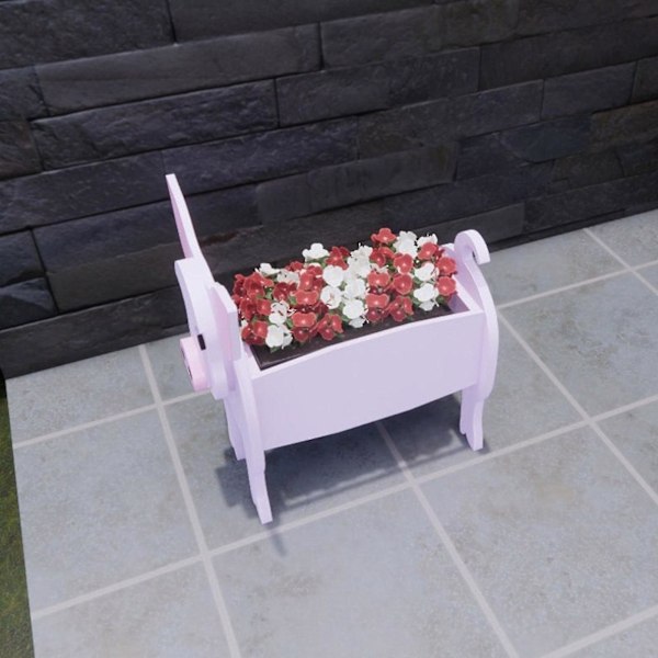 Dyrefoderpotte Plantepotter Have Dyrformet Potte Plantepotte-dyreopbevaringsbeholder Potter Kontor Hjem Husopvarmning Dekorationer Pink Pig