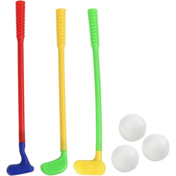 Børneklubber Plastik Frøer til Børn Børnehockey Sæt Croquet Sæt til Børn Sæt: Bold 3 slag og 3 bolde