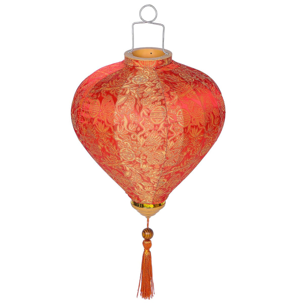 Vietnam Lanterne 12 Tommer Festival Lanterne Dekoration Traditionel Lanterne Orange Orange