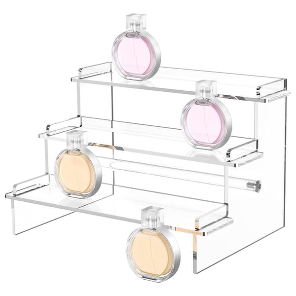 Akryl Displayhylde 3-lags Trinopbevaringsstativ til Cupcake Smykker Parfumer Organizer Displayhylde Stativ stil 8 style 8