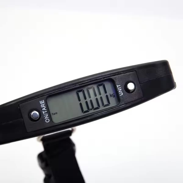 Ergonomisk bärbar handhållen bagagevåg med digital display för resor