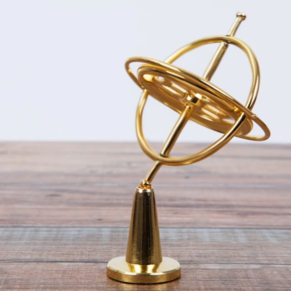 Mini metall självbalanserande fingergyroskop Anti Gravity Färgglad metallgyro, stressavlastande fingertoppsspel