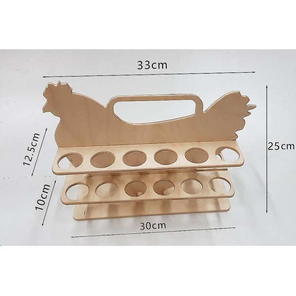 Munan säilytyskorit Puinen munakaukalo Teline Organisaattori Laatikko Munanpidike