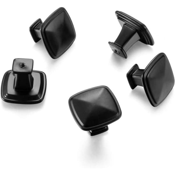 Møbelhåndtak - LARGEIGHT - 12-pakning - Svart - 30 mm - Moderne design