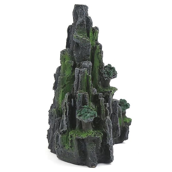 Akvarium Dekorativ Harpiks View Rock Dekorativ Dekorativ Fiskekum-b