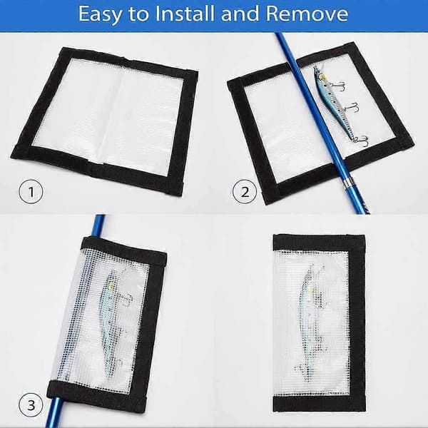 8 Pcs Transparent PVC Protective Cover for Fishing Hook
