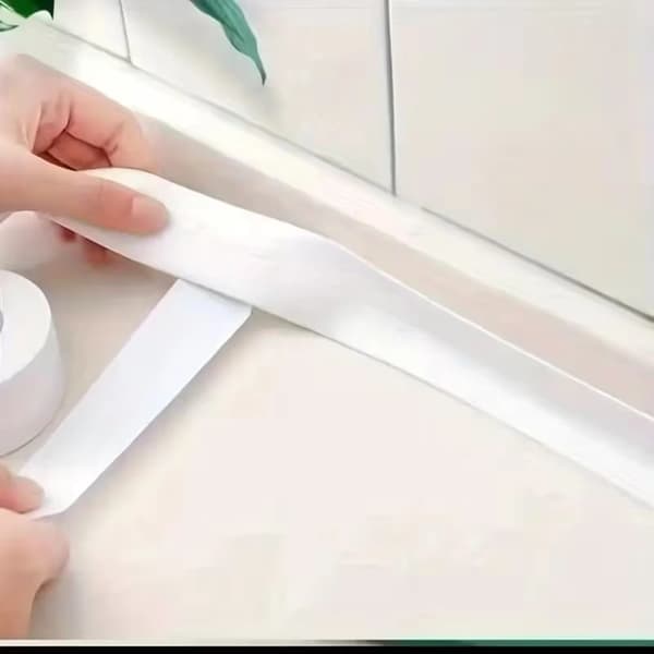 Roll Self-Adhesive Waterproof & PVC Sealing Strip - 5m*3.8cm Long, Easy Application for DIY & Professional Use, Durable & Flexible 3.8cm*5m 3.8cm*5m