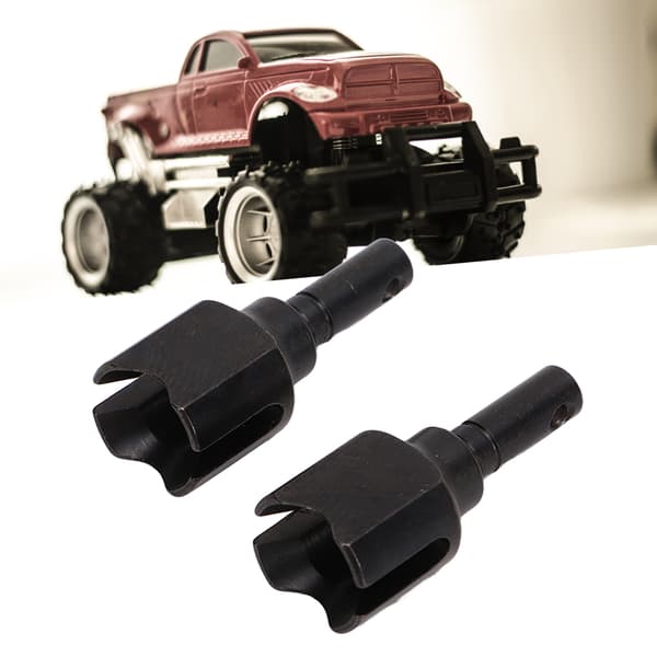 2pcs RC Diff Output Drive Shafts Steel Precise RC Differential Cups for ARRMA 1/7 1/8 Series Black