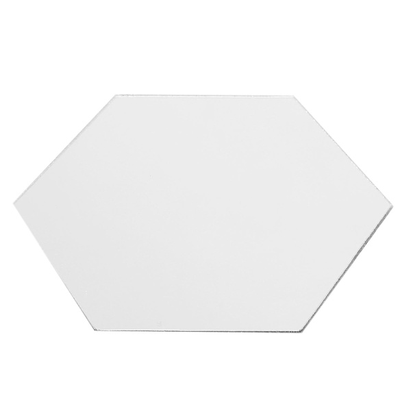 48 kpl 3D Moderni Peili Geometrinen Kuusikulmainen Akryyli Seinätarra Deko Taide Koti DIY