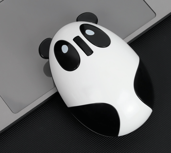 Mustavalkoinen langaton sarjakuvalangaton hiiri, Panda langaton O